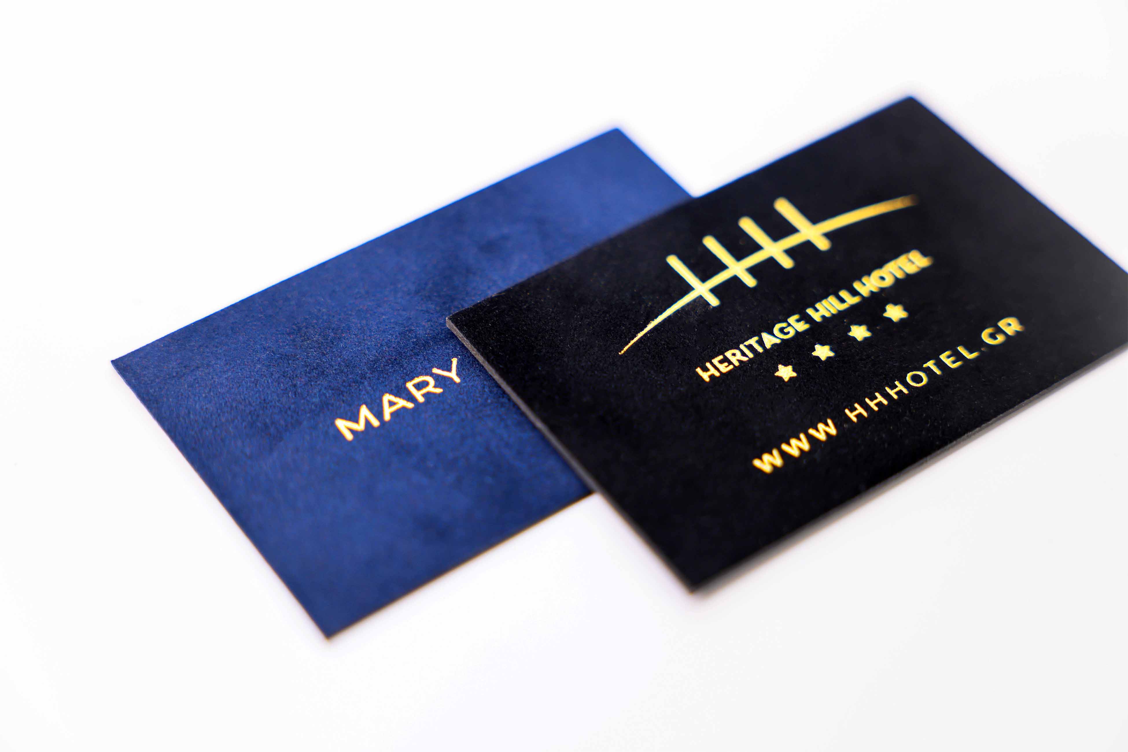 business card luxury