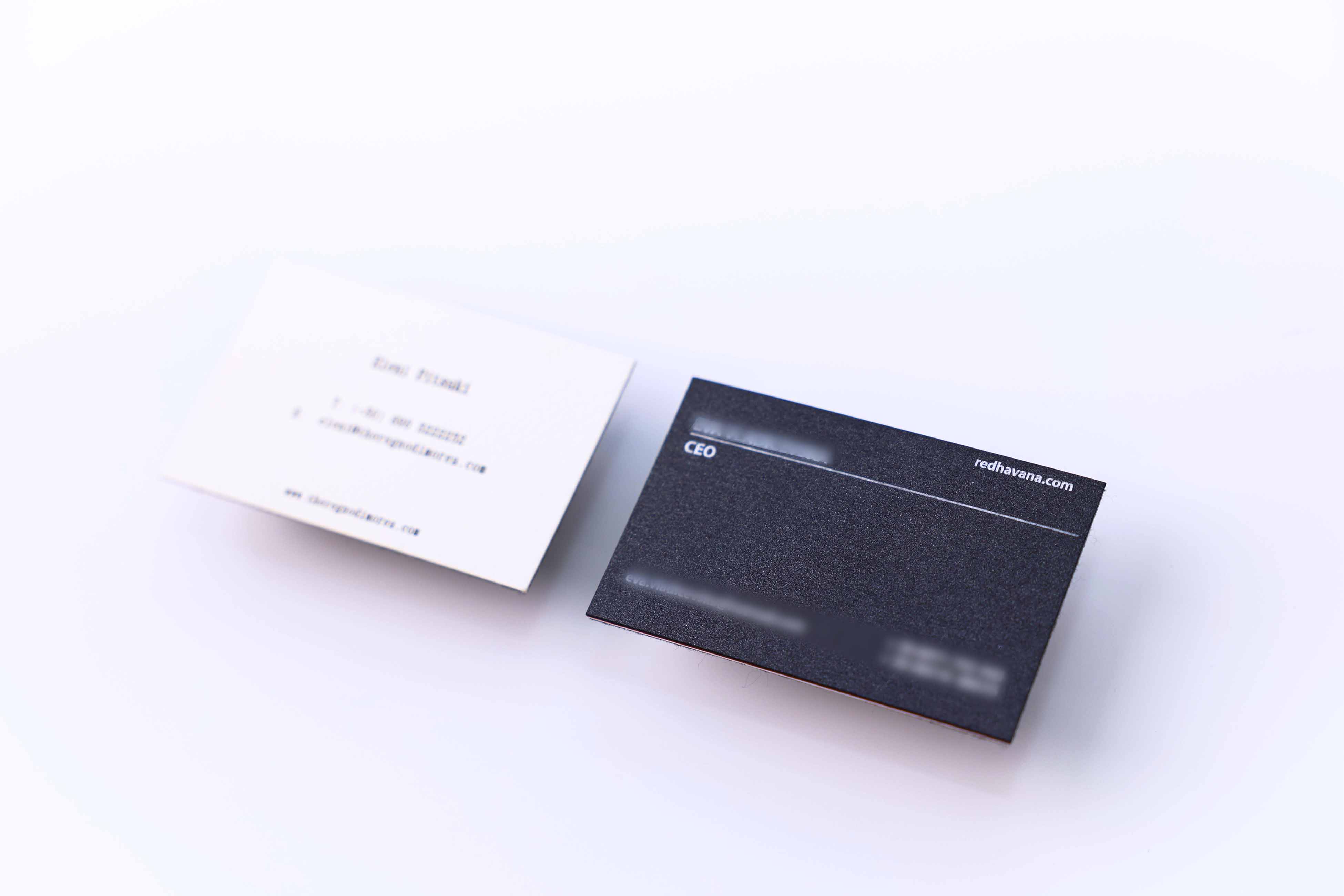 business card luxury