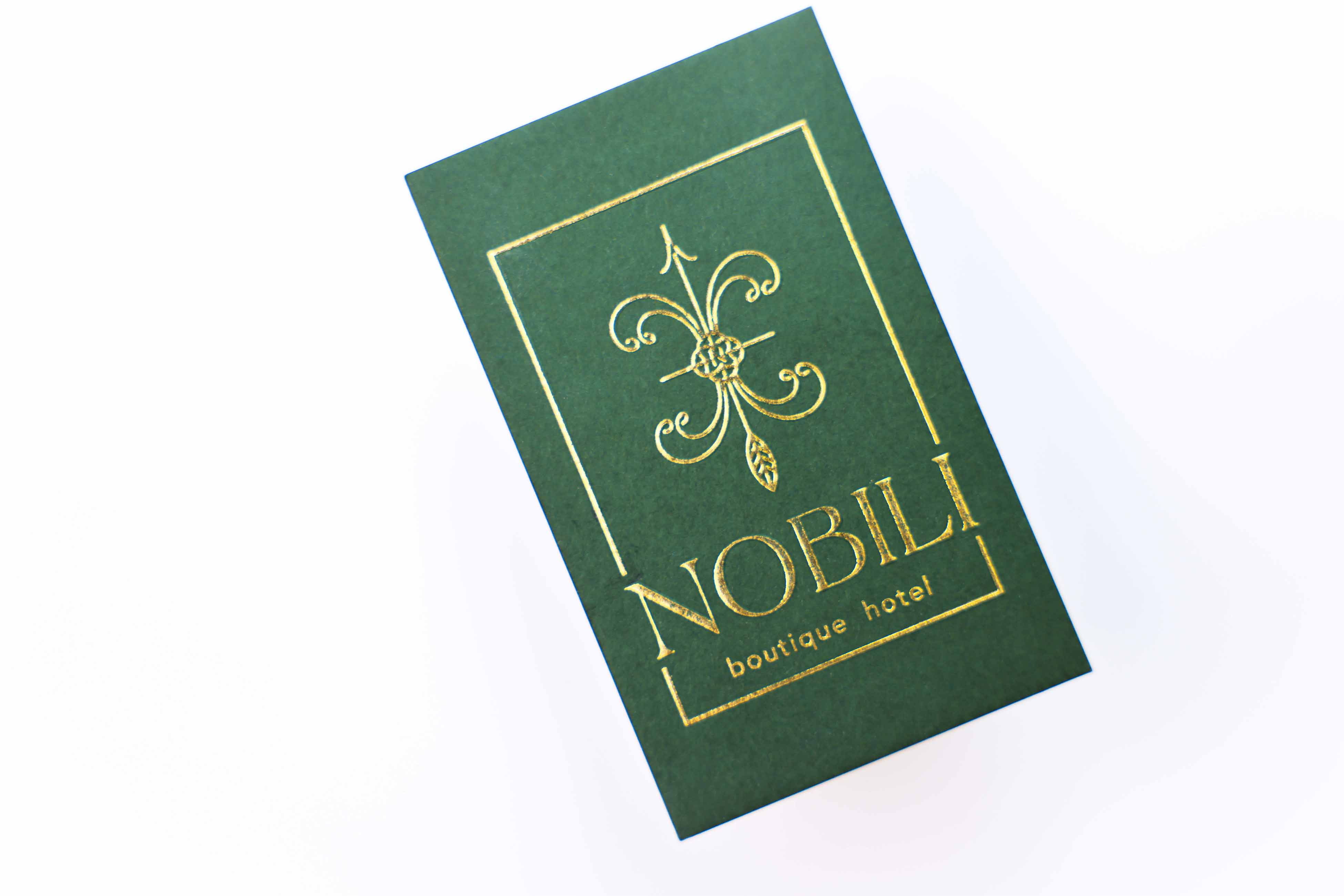 business card luxury