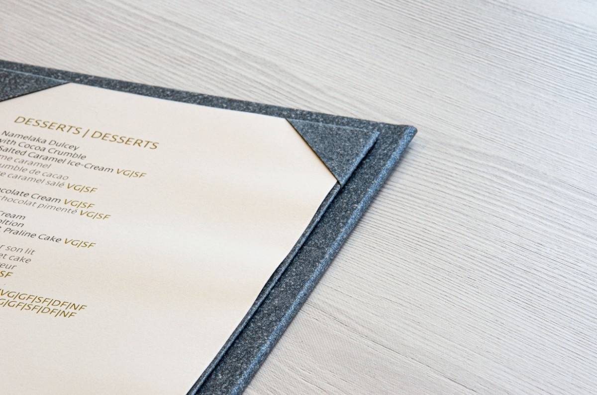 Board menu desserts breakfast massari