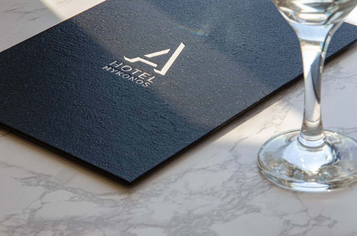 Board menu desserts breakfast ahotel