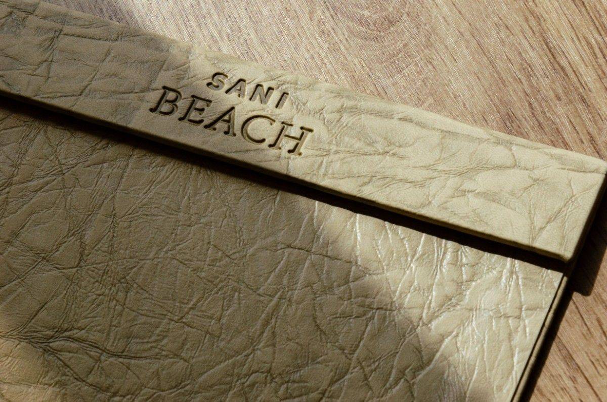 board menu food sani beach