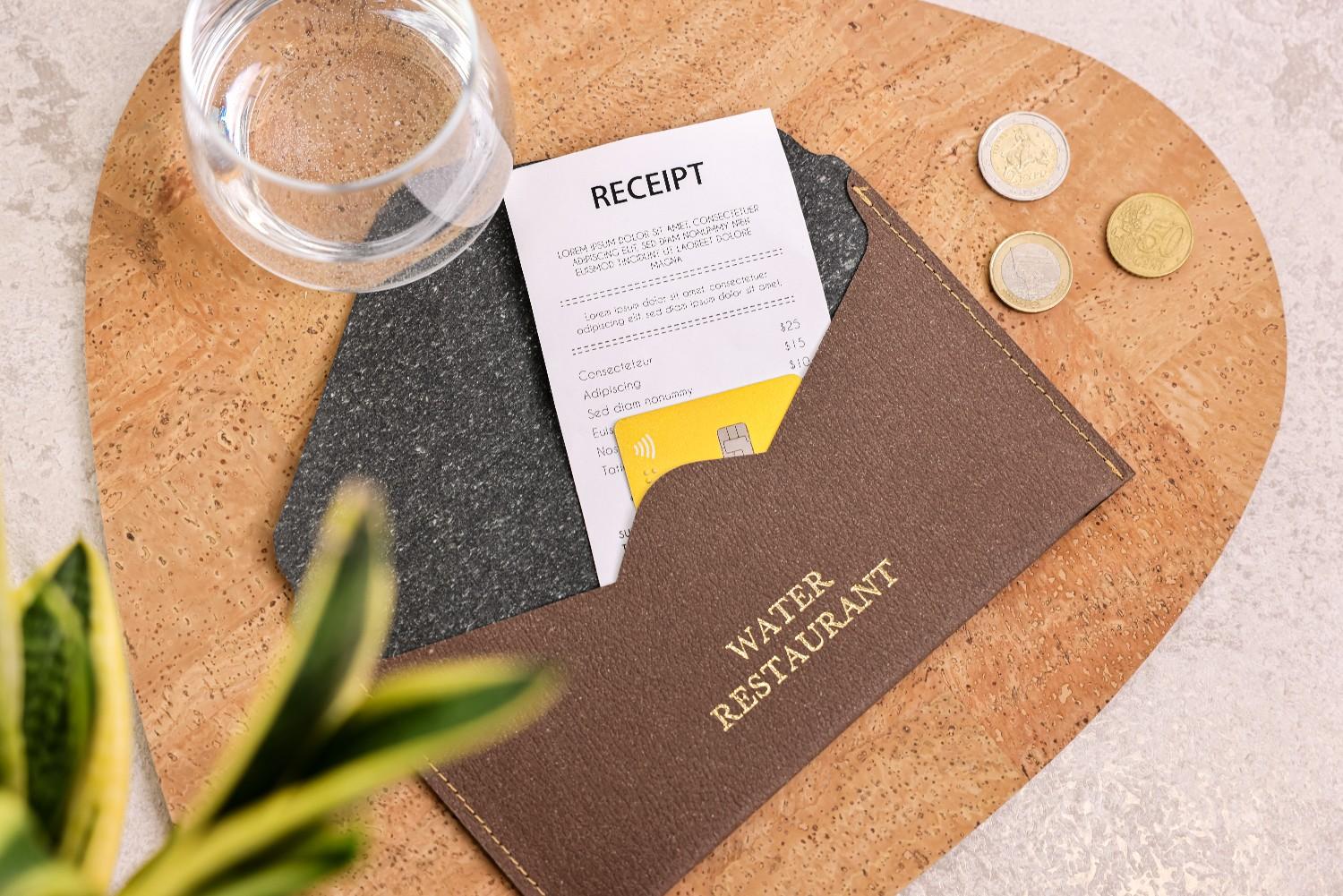 flexy bill folder sani water