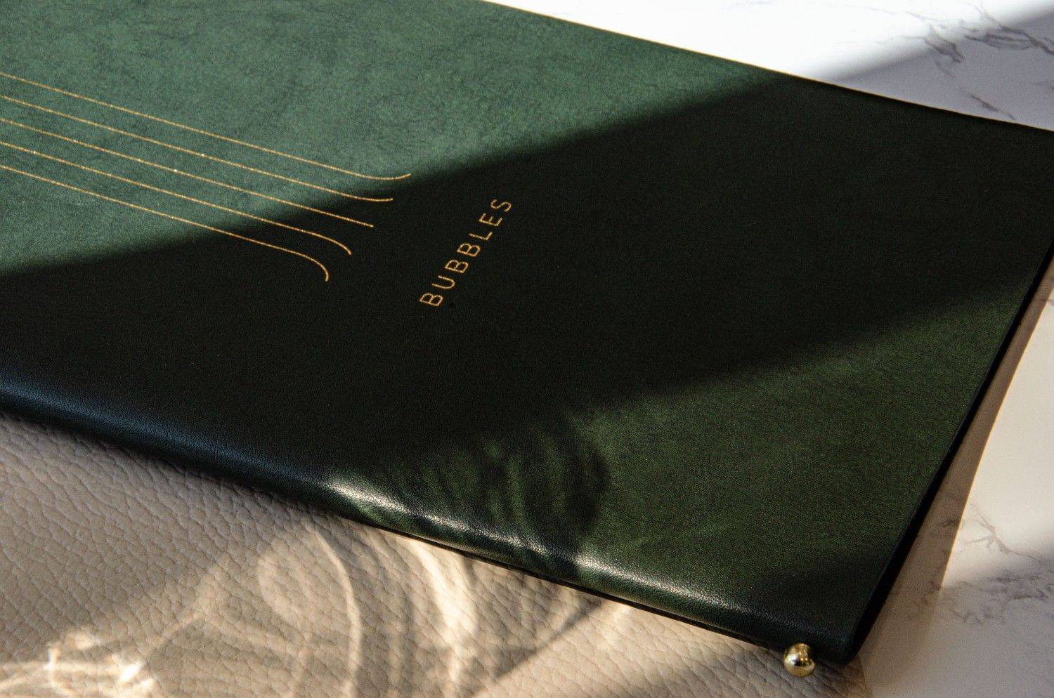 flexy cover menu wine bev bar bubbles