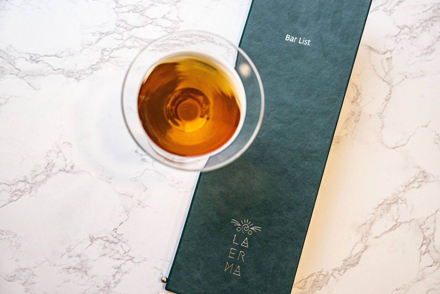 hard cover menu bev bar laerma ella resorts