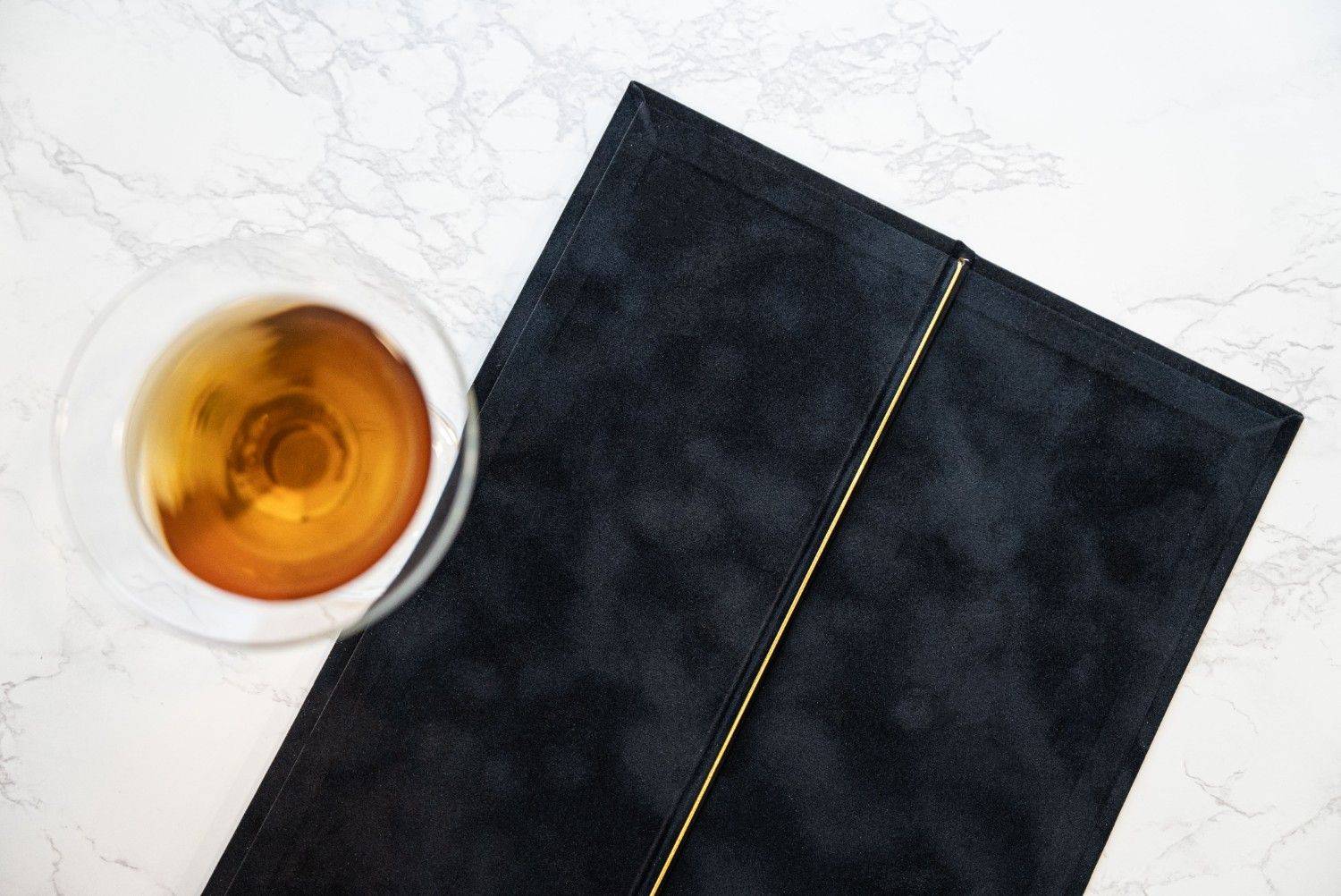 hard cover menu bev bar zale