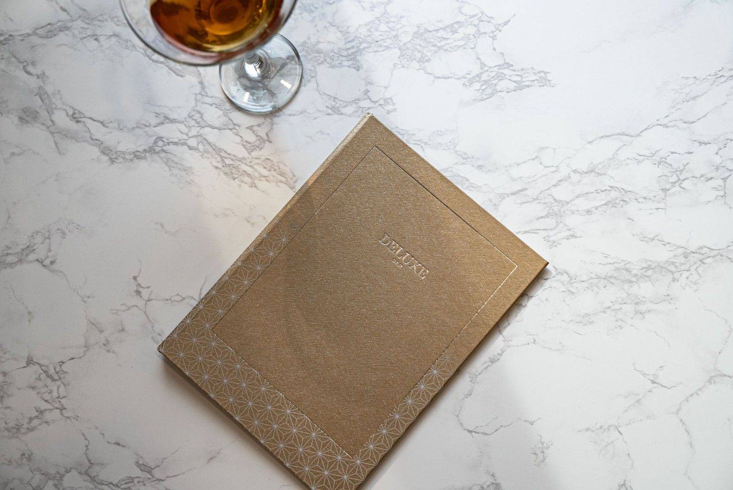 hard cover menu bev bar deluxe ikos