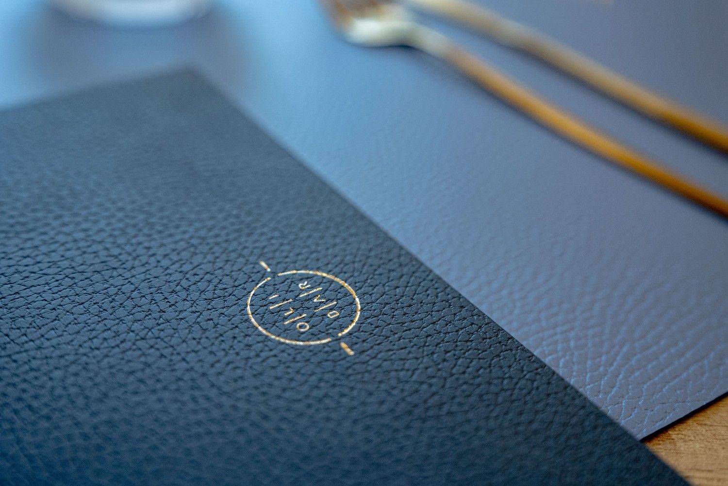 hard cover menu breakfast martini with a twist