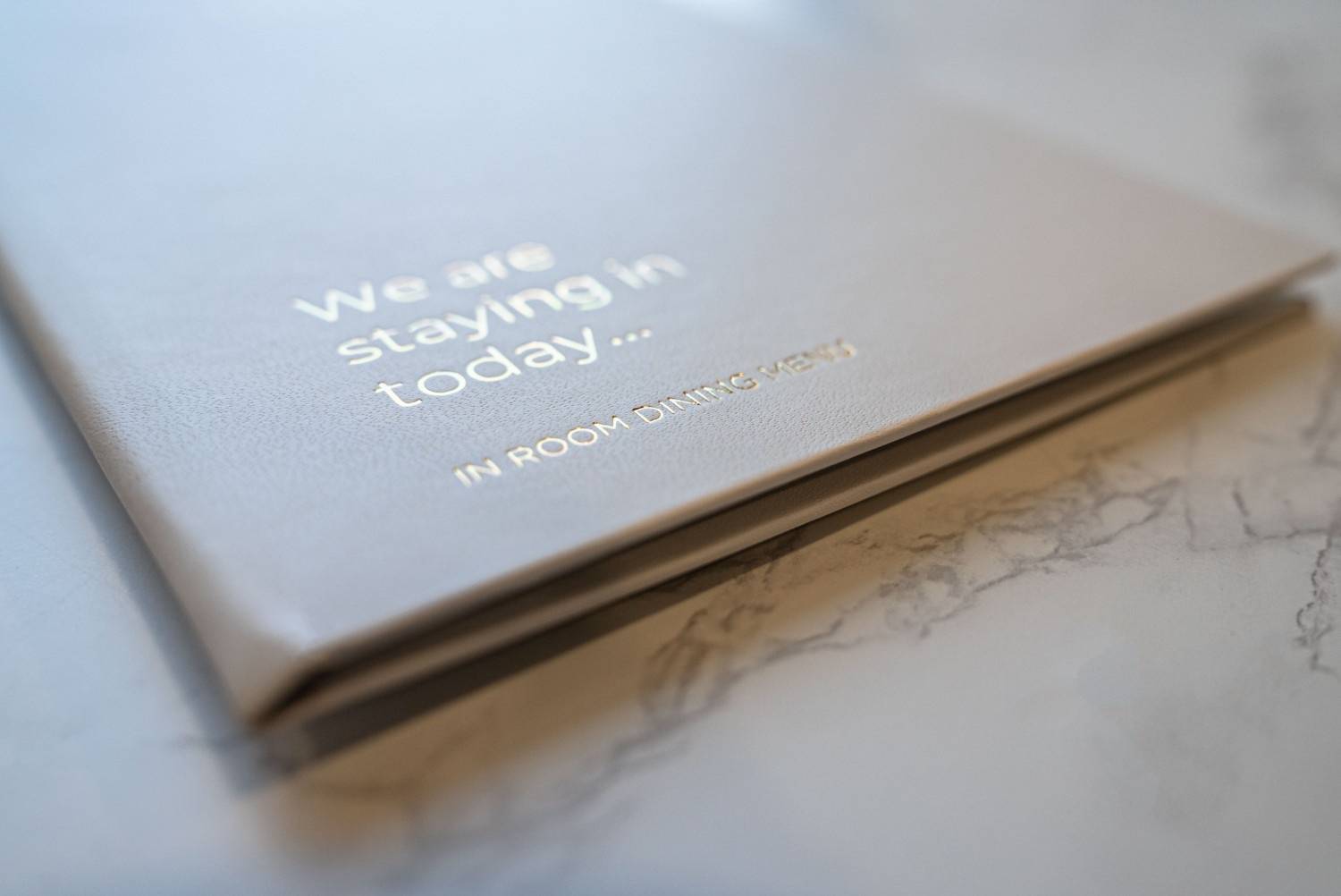 hard cover menu extras room olivar