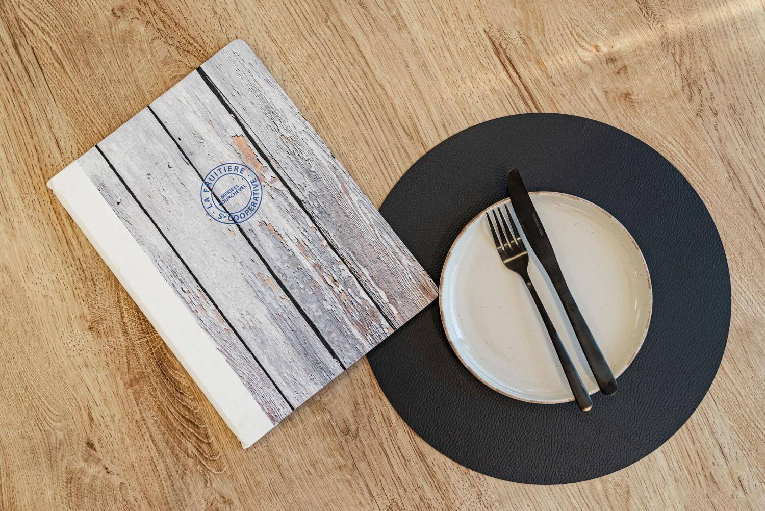 hard cover menu food bonaloca