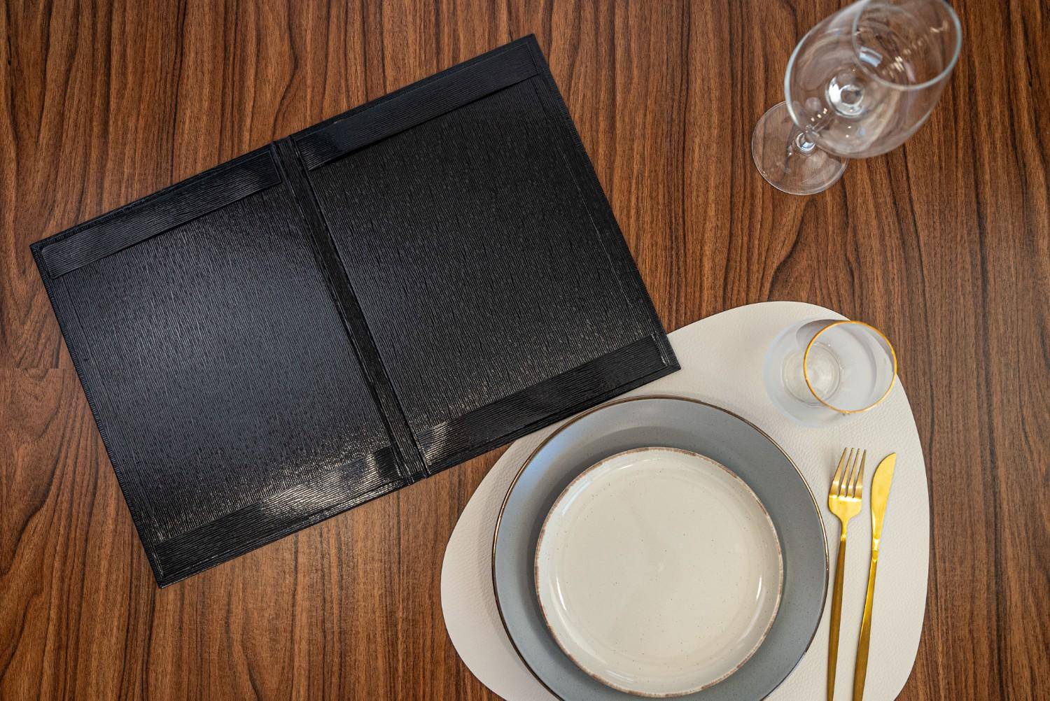 hard cover menu food ixian