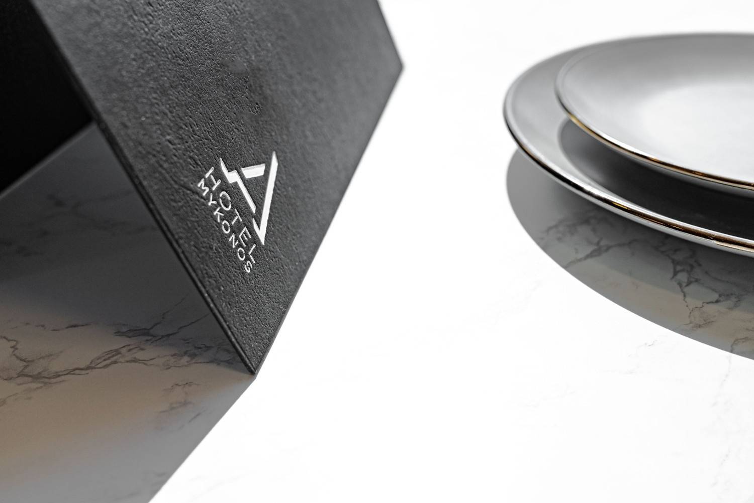 hard cover menu food ahotel mykonos