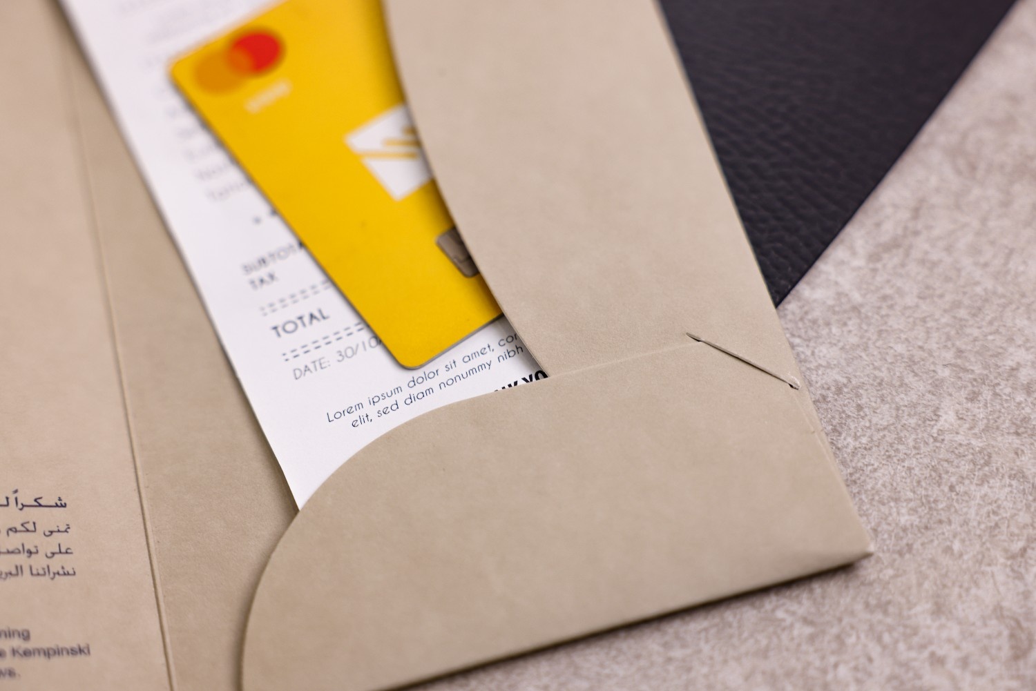 soft bill folder kempinski