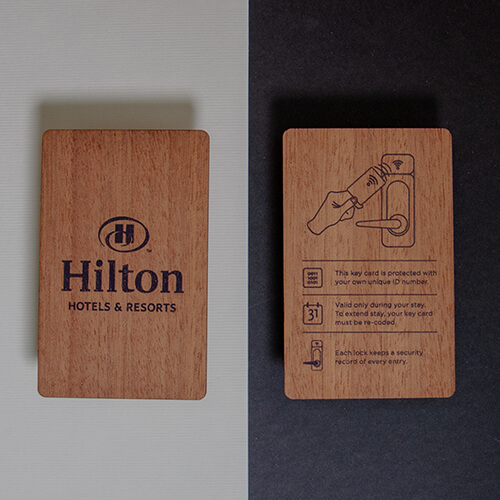 wooden card flipbox op